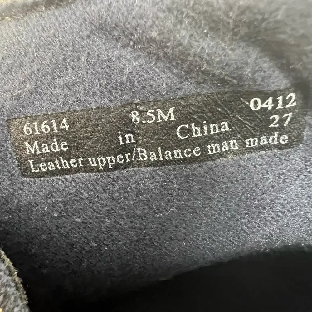 Clarks Booties Women's 8.5M Dark Blue Suede Leather Lace-Up Heel Preppy Romantic - Picture 11 of 11